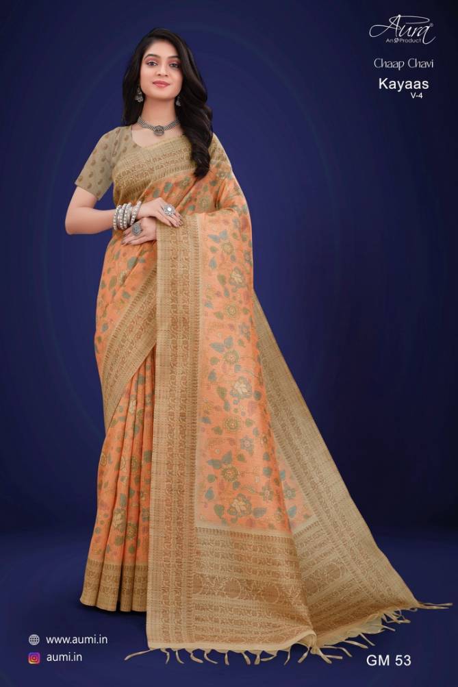 Chaap Chavi Kayaas V 4 Ethnic Wear Wholesale Printed Designer Sarees